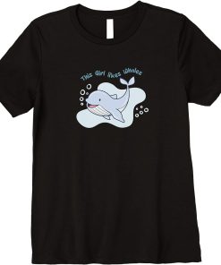 Girl Likes Whales Cute Orca Sea Animal Premium T-Shirt