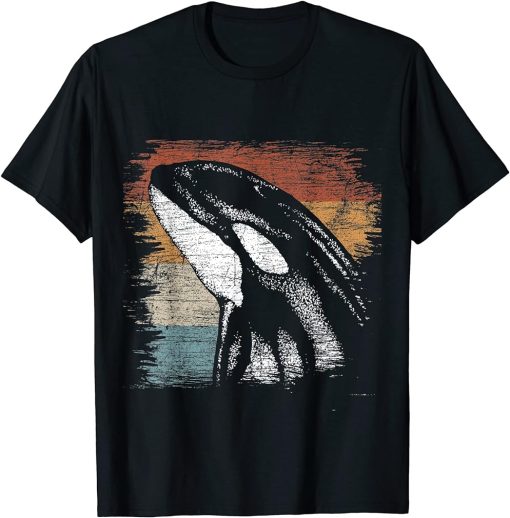 Retro Killer Whale T-Shirt